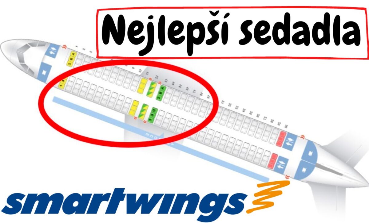 Nejlepší sedadla místa v letadle sedadlo smartwings